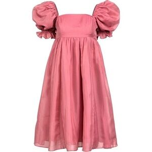 5X JessaKae Dusty Rose Puff Sleeve Ballet Dress